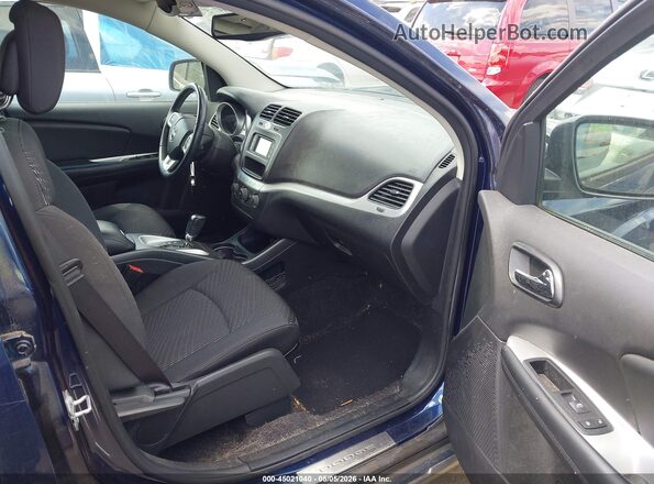 3C4PDCGGXHT601583 2017 DODGE JOURNEY Blue Вид салону спереду