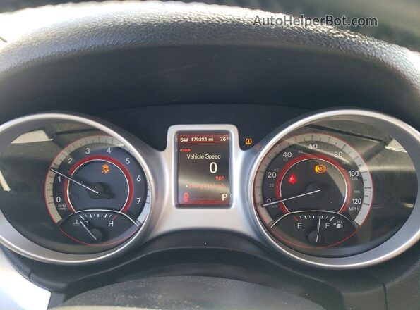 3C4PDDBG6HT671658 2017 DODGE JOURNEY Gray Instrument cluster view