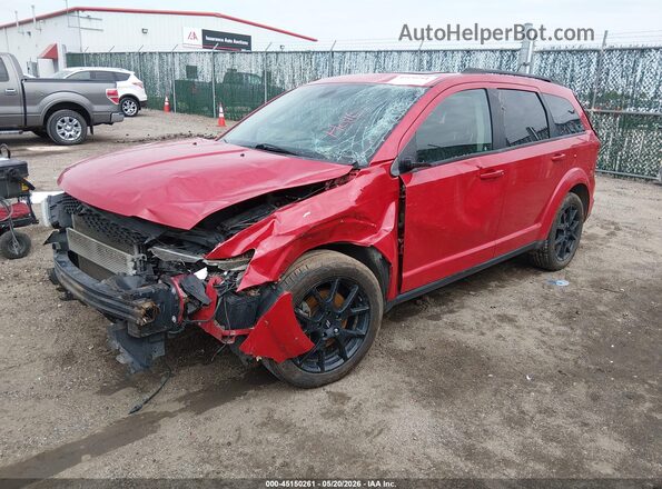 3C4PDDEG1JT421925 2018 DODGE JOURNEY Red Vista tres cuartos delantera izquierda