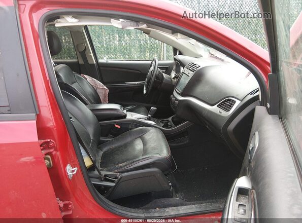 3C4PDDEG1JT421925 2018 DODGE JOURNEY Red Vista interior delantera