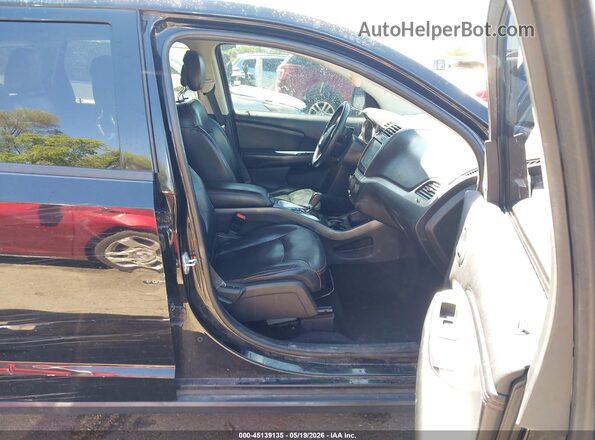 3C4PDDEG7GT165069 2016 DODGE JOURNEY Black წინა სალონის ხედი