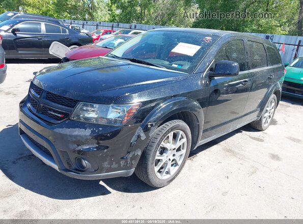3C4PDDEG7GT165069 2016 DODGE JOURNEY Black წინა მარცხენა ხედი სამი მეოთხედიდან