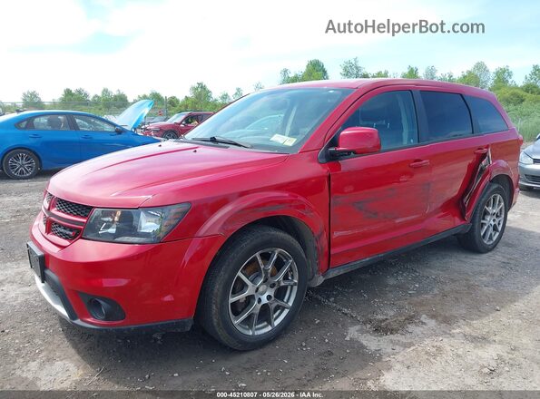 3C4PDDEG8HT578717 2017 DODGE JOURNEY Red Առջևի ձախ երեք քառորդ տեսարան