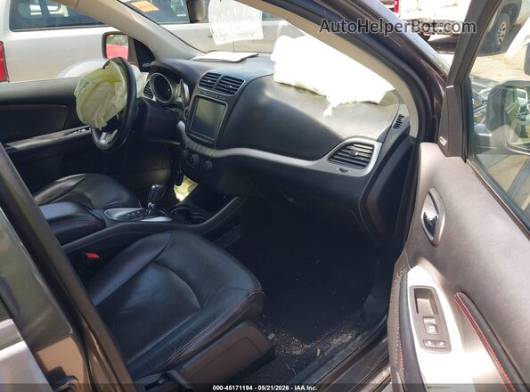 3C4PDDEGXJT353432 2018 DODGE JOURNEY Серый Вид салона спереди