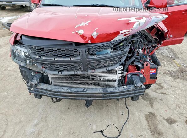 3C4PDDGG1JT416639 2018 DODGE JOURNEY Red 