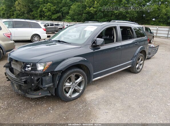 3C4PDDGG2JT167560 2018 DODGE JOURNEY Серый Передняя левая четверть