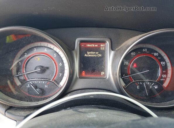 3C4PDDGG5HT541444 2017 DODGE JOURNEY Черный Вид щитка приборов