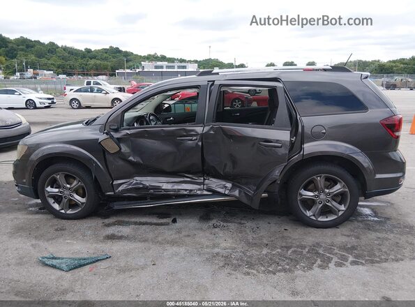 3C4PDDGG8GT217290 2016 DODGE JOURNEY Gray Вид задньої частини салону