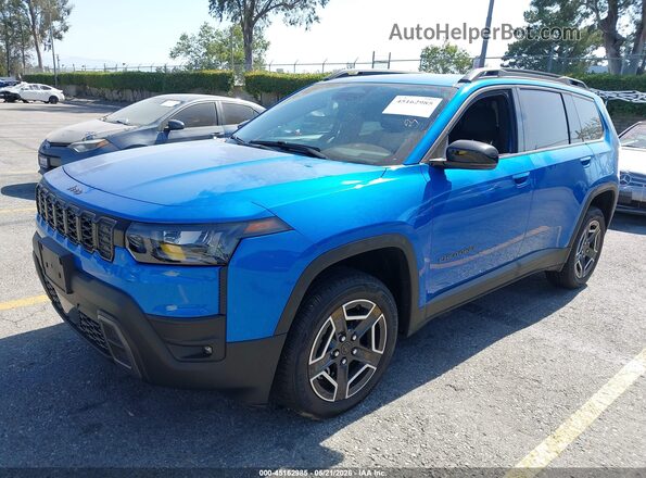 3C4PJMB21TT157190 2026 JEEP CHEROKEE Blue წინა მარცხენა ხედი სამი მეოთხედიდან