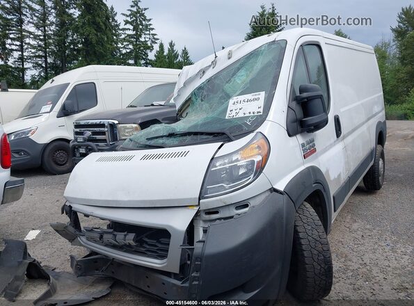3C6LRVAG8ME567203 2021 RAM PROMASTER 1500 White Առջևի ձախ երեք քառորդ տեսարան