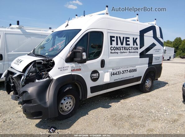 3C6LRVBG1NE121071 2022 RAM PROMASTER 1500 White Передня ліва чверть