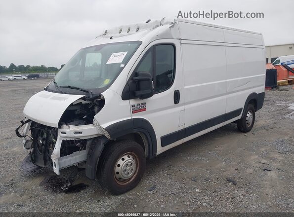 3C6LRVDG1ME574652 2021 RAM PROMASTER 2500 White წინა მარცხენა ხედი სამი მეოთხედიდან
