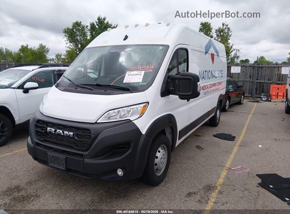 3C6LRVDG3PE541348 2023 RAM PROMASTER 2500 White Առջևի ձախ երեք քառորդ տեսարան