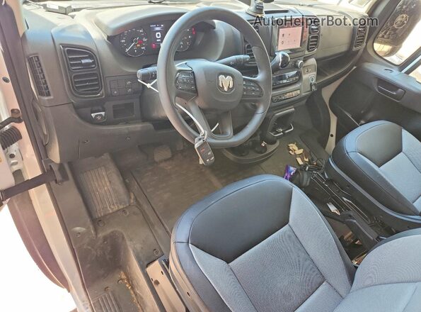 3C6LRVDG3TE154101 2026 RAM PROMASTER White Առջևի վահանակի տեսք