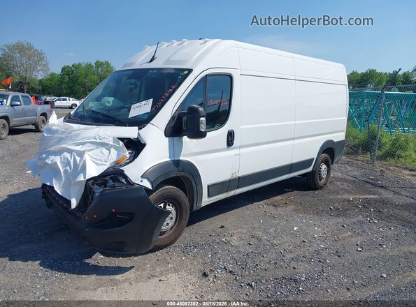 3C6LRVDG6TE160216 2026 RAM PROMASTER 2500 White წინა მარცხენა ხედი სამი მეოთხედიდან