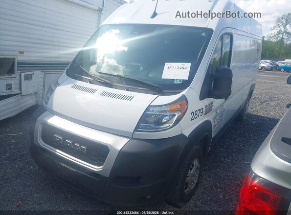 3C6LRVDG7NE119452 2022 RAM PROMASTER 2500 White წინა მარცხენა ხედი სამი მეოთხედიდან