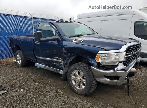 3C6MR5BL0KG649816 2019 RAM 2500 Синий Передняя правая четверть