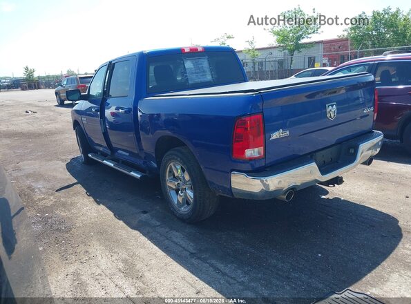 3C6RR7LT8GG148986 2016 RAM 1500 Blue Trasero izquierdo