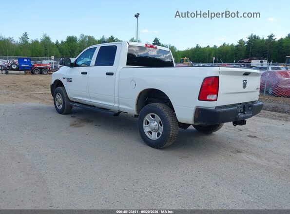 3C6TR5CT3JG306698 2018 RAM 2500 White Задня ліва чверть