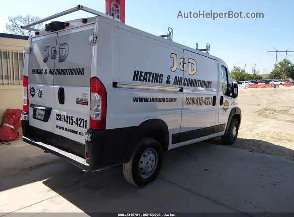 3C6TRVAG0LE121495 2020 RAM PROMASTER 1500 Белый Задняя правая четверть