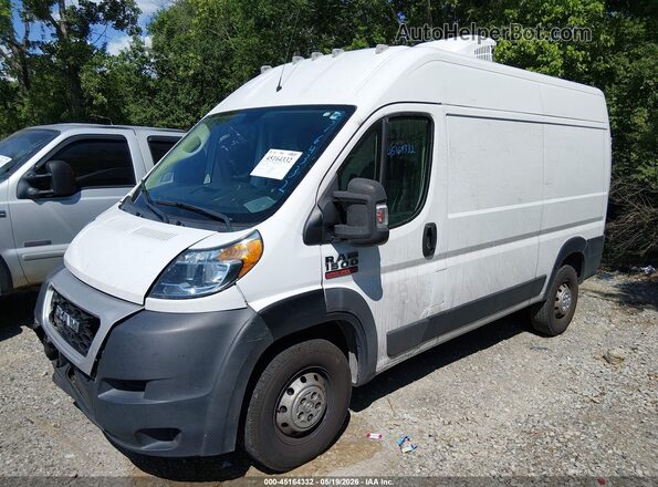 3C6TRVBG9LE106203 2020 RAM PROMASTER 1500 White წინა მარცხენა ხედი სამი მეოთხედიდან