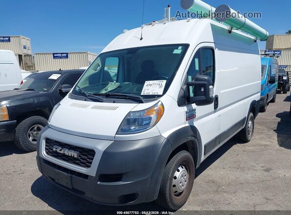 3C6TRVCG5KE522889 2019 RAM PROMASTER 2500 White Առջևի ձախ երեք քառորդ տեսարան