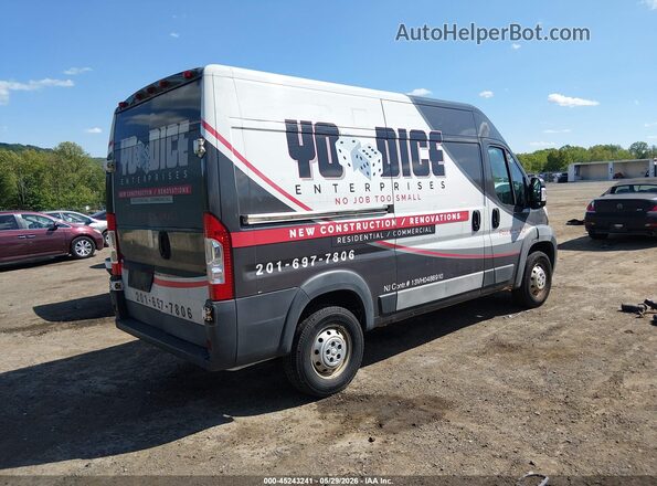 3C6TRVCG8GE104303 2016 RAM PROMASTER 2500 Белый Задняя правая четверть