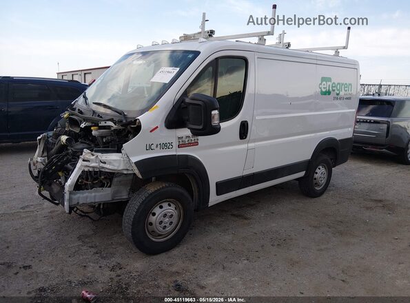 3C6TRVNG4KE503165 2019 RAM PROMASTER 1500 White Առջևի ձախ երեք քառորդ տեսարան