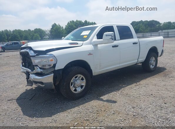3C6UR5CL1RG355981 2024 RAM 2500 White Առջևի ձախ երեք քառորդ տեսարան