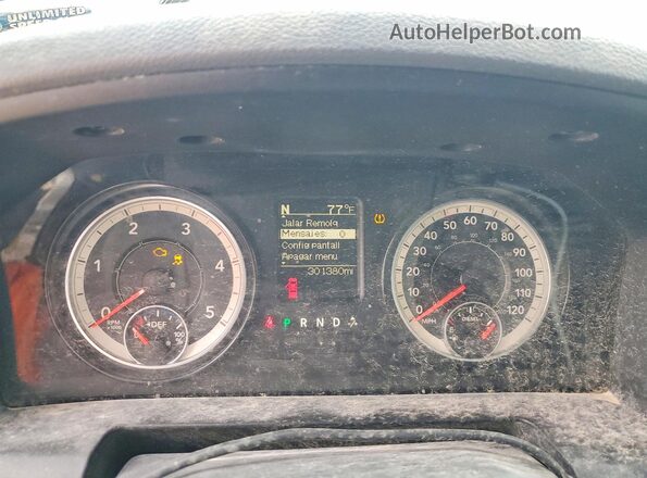 3C6UR5CL6HG662884 2017 RAM 2500 Silver Widok zestawu wskaźników
