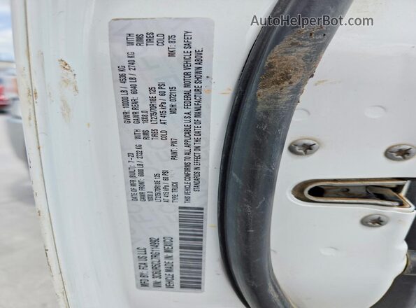 3C6UR5CL7RG114992 2024 RAM 2500 White Вид наклейки з VIN-кодом