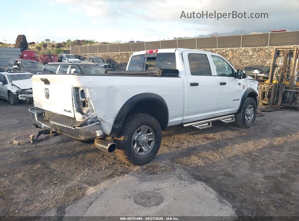 3C6UR5CL9NG161631 2022 RAM 2500 Белый Задняя правая четверть