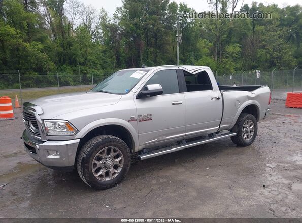3C6UR5GLXHG732431 2017 RAM 2500 Silver Առջևի ձախ երեք քառորդ տեսարան