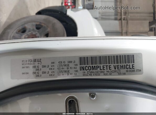 3C7WR4HJ1HG718042 2017 RAM 2500 White Widok komory silnika