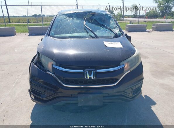 3CZRM3H36GG705381 2016 HONDA CR-V Black Widok zestawu wskaźników
