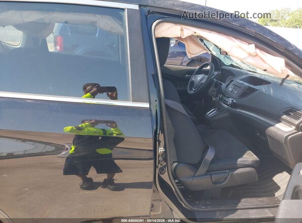 3CZRM3H36GG705381 2016 HONDA CR-V Black Widok wnętrza z przodu