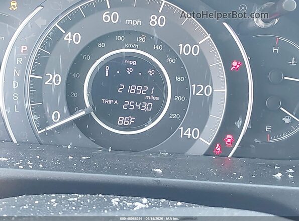 3CZRM3H36GG705381 2016 HONDA CR-V Black Widok tylnych siedzeń