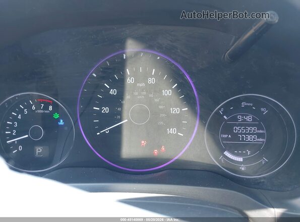 3CZRU5H10LM712963 2020 HONDA HR-V White უკანა სავარძლების ხედი