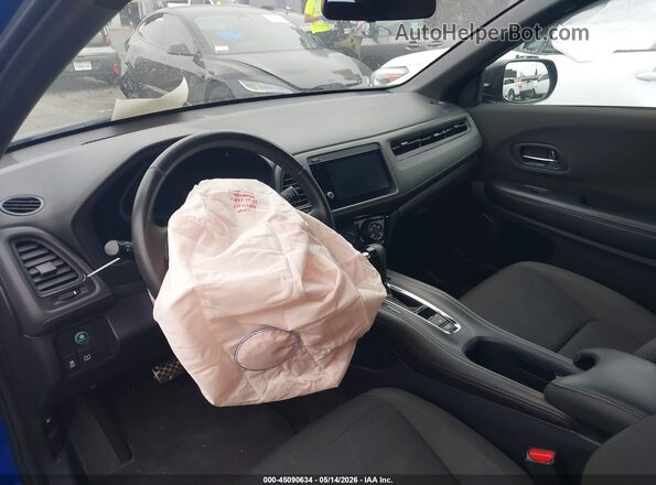 3CZRU5H14MM724177 2021 HONDA HR-V Синий Вид салона спереди