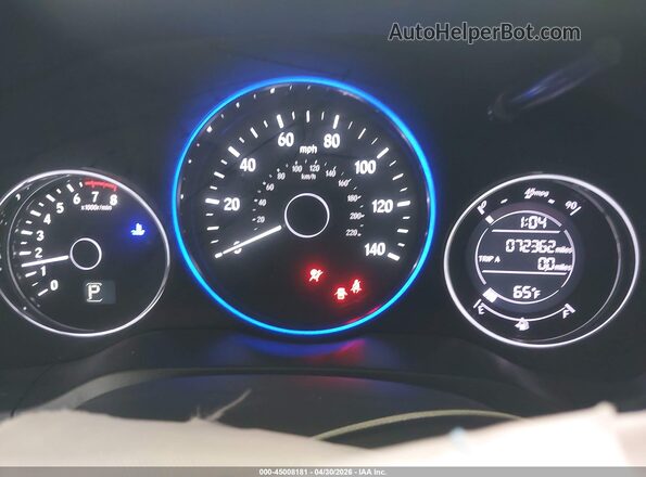3CZRU5H14MM731145 2021 HONDA HR-V Blue Widok tylnych siedzeń