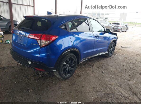 3CZRU5H14MM731145 2021 HONDA HR-V Blue Tył prawy