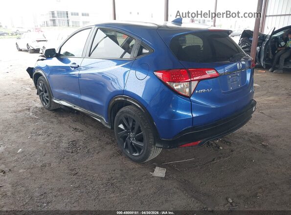 3CZRU5H14MM731145 2021 HONDA HR-V Blue Tył lewy