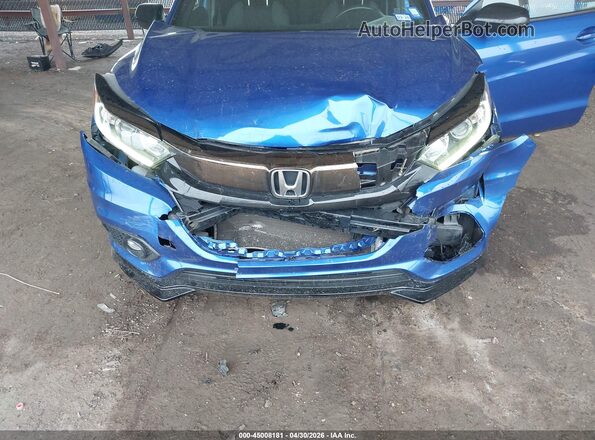 3CZRU5H14MM731145 2021 HONDA HR-V Blue Widok z przodu