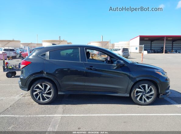 3CZRU5H17LM709171 2020 HONDA HR-V Black Rear interior view