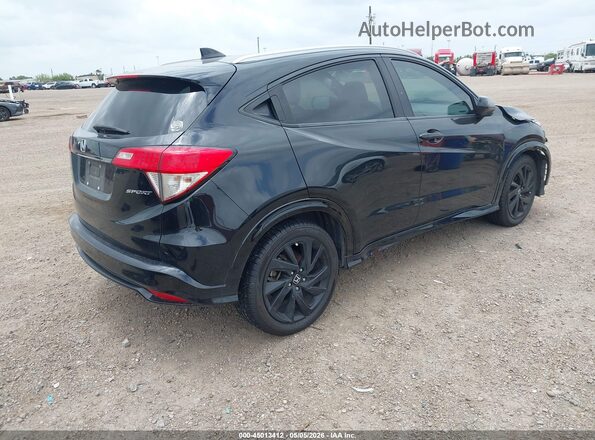 3CZRU5H18MM701310 2021 HONDA HR-V Черный Задняя правая четверть
