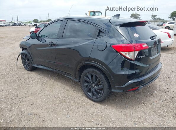 3CZRU5H18MM701310 2021 HONDA HR-V Черный Задняя левая четверть