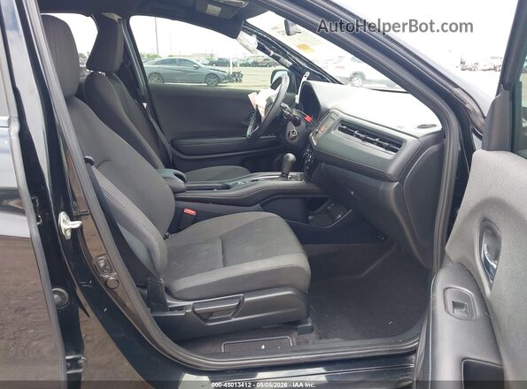 3CZRU5H18MM701310 2021 HONDA HR-V Черный Вид салона спереди