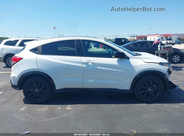 3CZRU5H19MM730296 2021 HONDA HR-V White უკანა სალონის ხედი