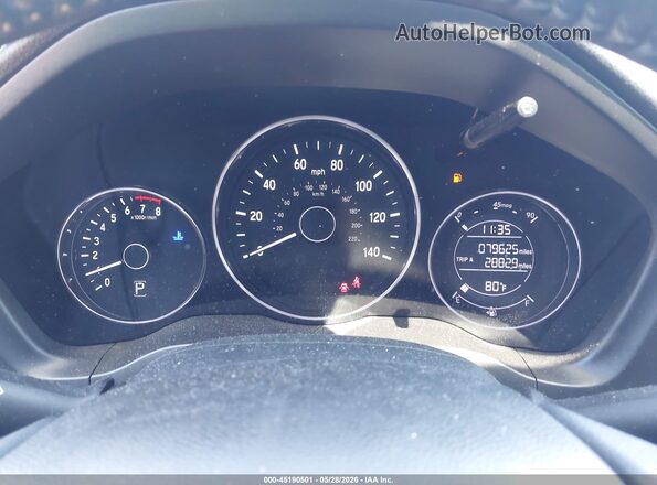 3CZRU5H1XLM709360 2020 HONDA HR-V Серый Вид задних сидений