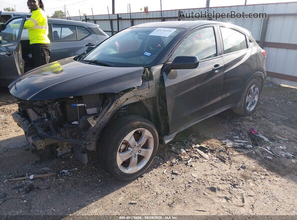 3CZRU5H30NM703572 2022 HONDA HR-V Black Առջևի ձախ երեք քառորդ տեսարան